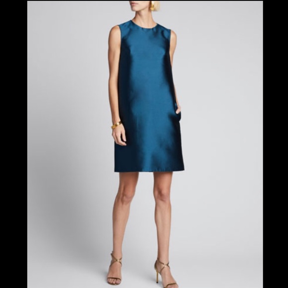 Theory shift Hammered silk medium easy mini dress - Picture 11 of 11